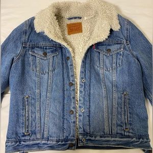 Levi’s Sherpa Denim Trucker Jacket